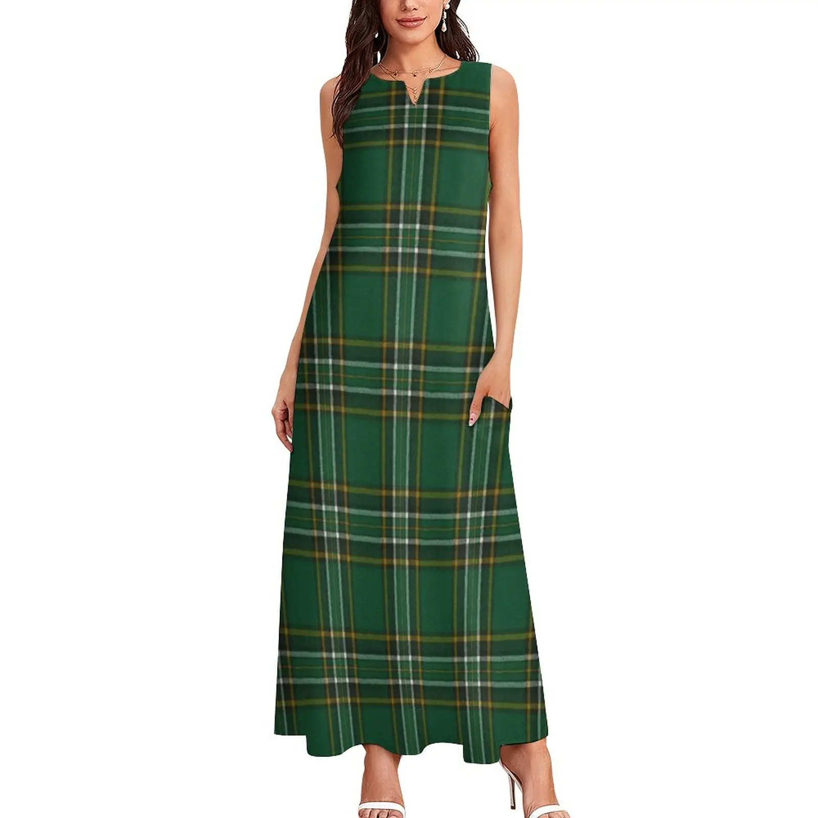 Irish National Original Tartan Long Dress elegant dress luxury evening dresses for women 2025 Dress