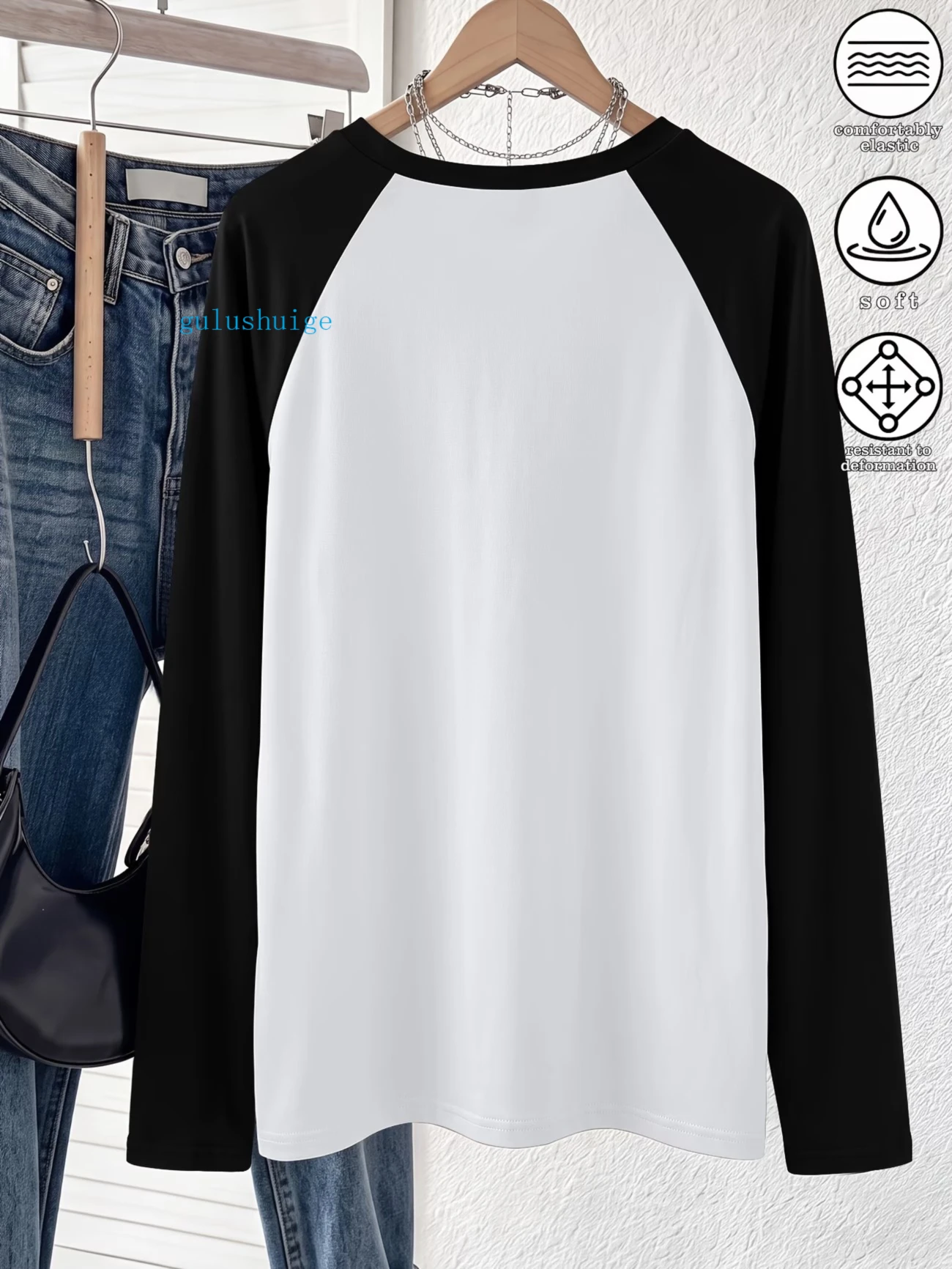 Casual Raglan Long Sleeve T-shirt Spicy Chili Pepper Letter Print T Shirt Women's Korean Style Streetwear Female Top 90s Clothes