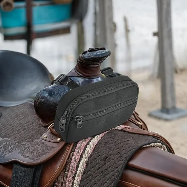Pocket Travel Saddle Bag Saddle Bag for Horse Western and Endurance Saddles