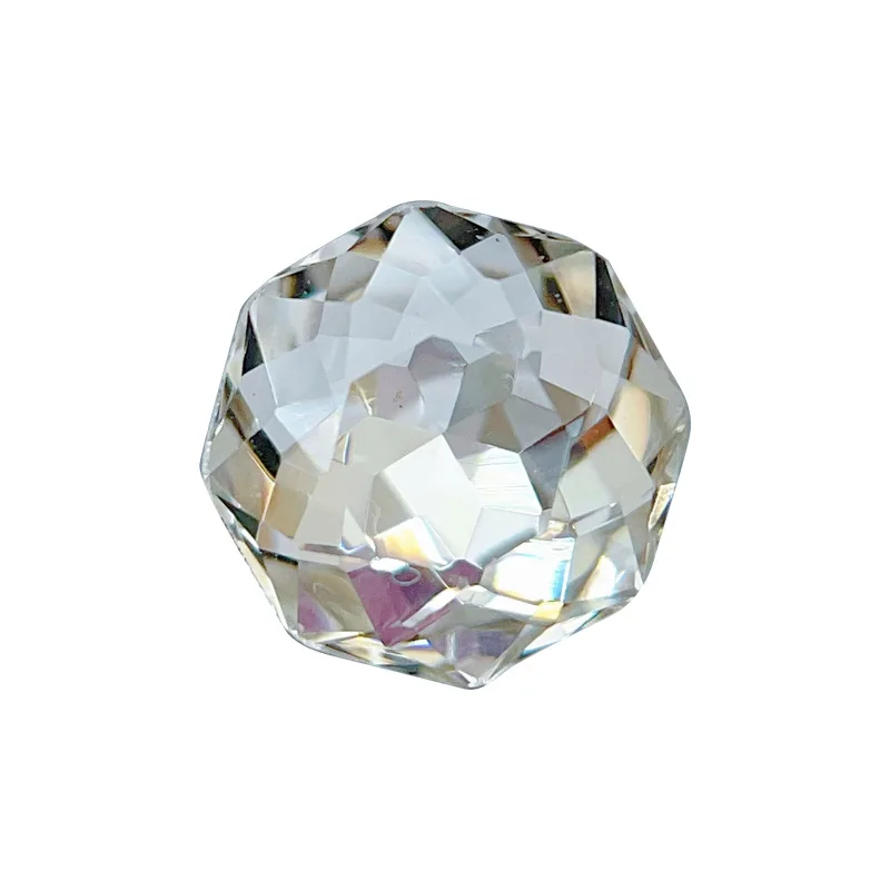 K9 Crystal 10mm Octagonal Rose diamonds Flower Facets Pointed bottomed Gems Used for earrings necklaces Nail Jewelry accessory