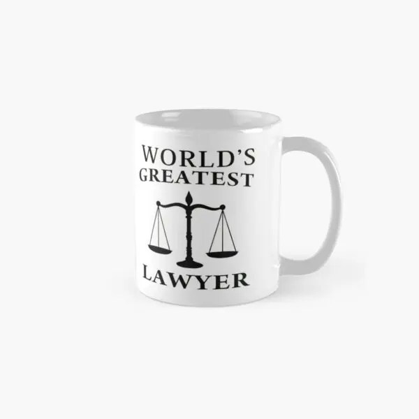 Better Call Saul World Is Greatest Lawyer  Mug Picture Drinkware Printed Design Cup Handle Round Photo Simple Coffee Image