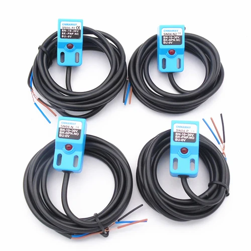 Imagen 2 del producto 1 unidad de sensor de detección de metales SN04-N interruptor de proximidad para inspección de metales SN04-N2 SN04-P SN04-P2 SN04-Y1 Y2 D1 D2 NPN PNP NC NO