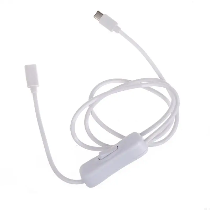Y08D USB C TO USB C Кабель Тип C Самцовый для типа C Самка с переключателями зарядки синхронизации