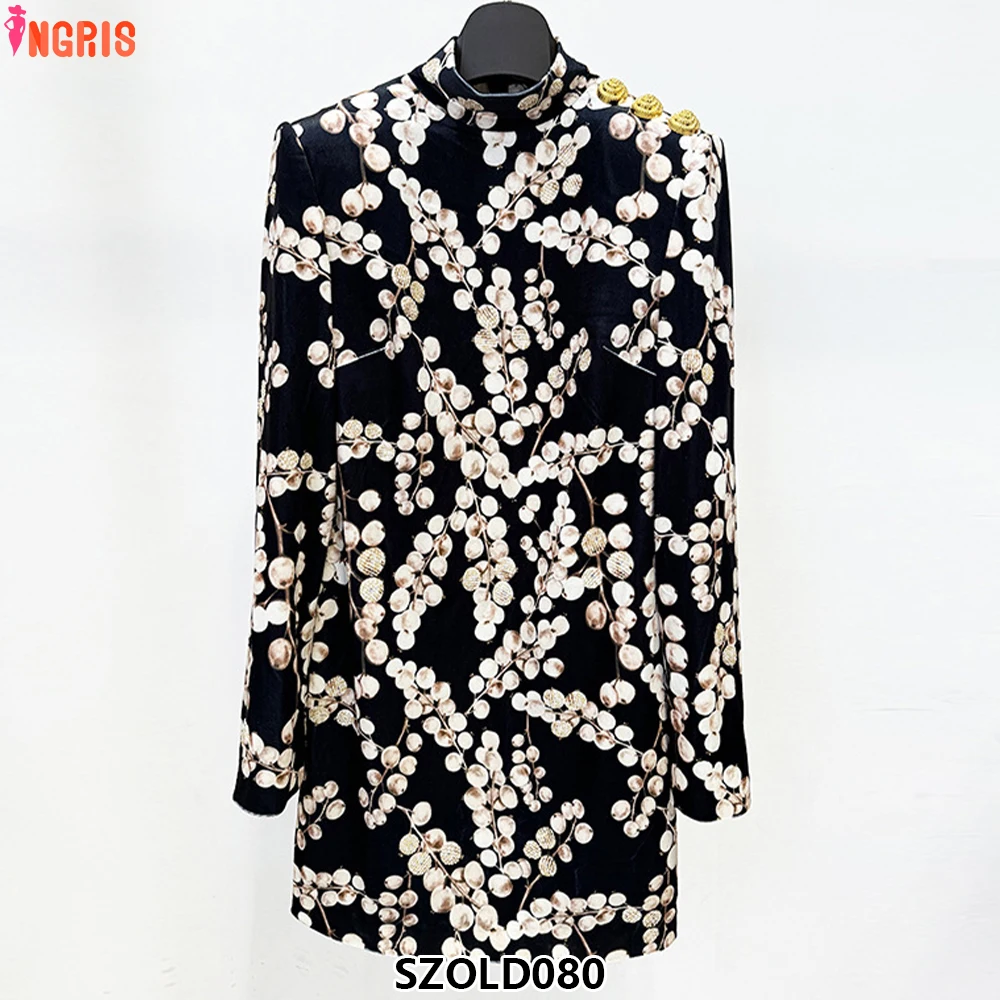 

High Quality Birthday Dress Women Long Sleeve Rhinestone Women Velvet Prom Dress-SZOLD080