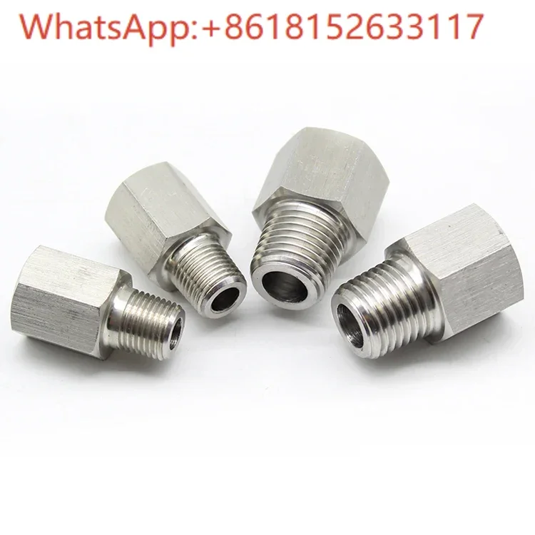 5 قطعة 304 الفولاذ المقاوم للصدأ محول لولبة داخلية وخارجية G1/4 لولبة داخلية إلى R1/4 PT1/4 ZG1/4