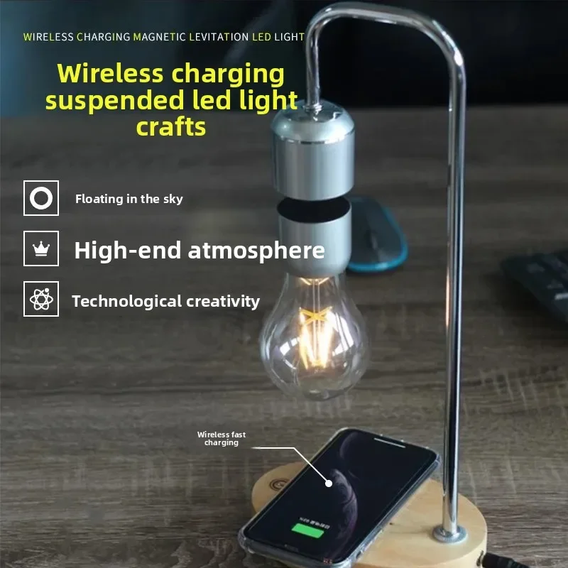 

Induction bulb wireless charging led lighting night light magnetic levitation bulb