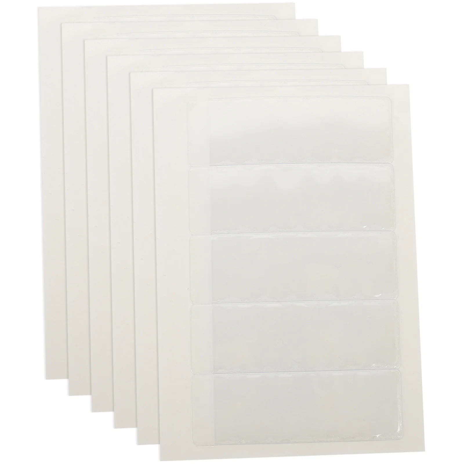 

File Classification Labels Adhesive Index Pockets Transparent Business Card Holders Plastic Card Protector Warehouse