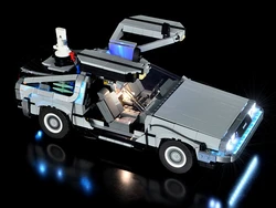 IN STOCK DIY LED Light Set For LEGO 10300 Compatible With DeLorean DMC 12 Back to the Future Time Machine Building Blocks Bricks