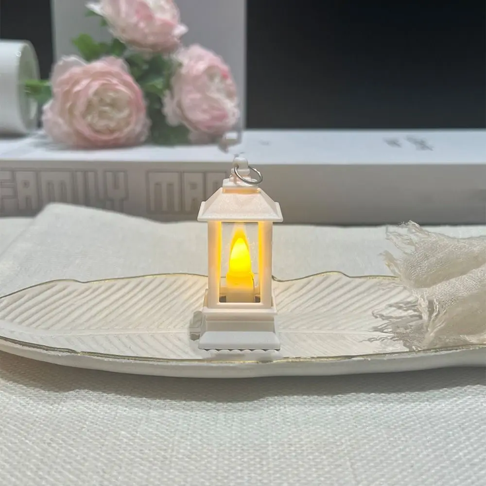 الرجعية LED ضوء الشموع الإلكترونية الإبداعية عديمة اللهب أضواء ليلية مربعة صغيرة مع هوك مصباح جو LED يعمل بالبطارية
