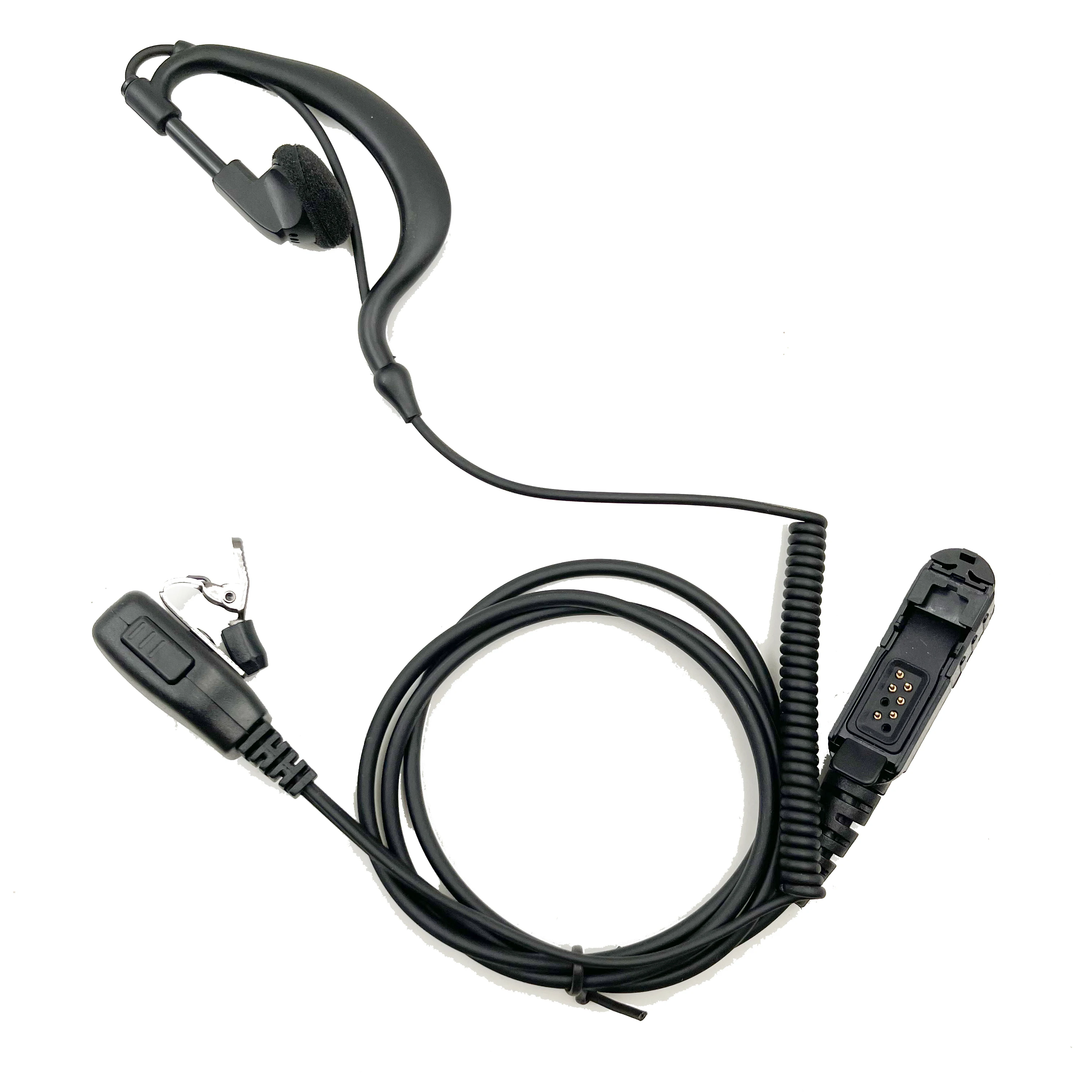 Oortelefoon Mic Ptt Headset Voor Motorola Radio Dp2400 Dp2600 Xir P6600 P6608 P6620 E8600 Mtp3150 Mtp3500 Tweeweg Radio Oortelefoon