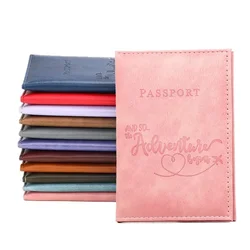 PU Leather Women's Passport Case Ticket Holder Card Holder Protection Card Bag Multi-function Card Sleeve ID Package Couples
