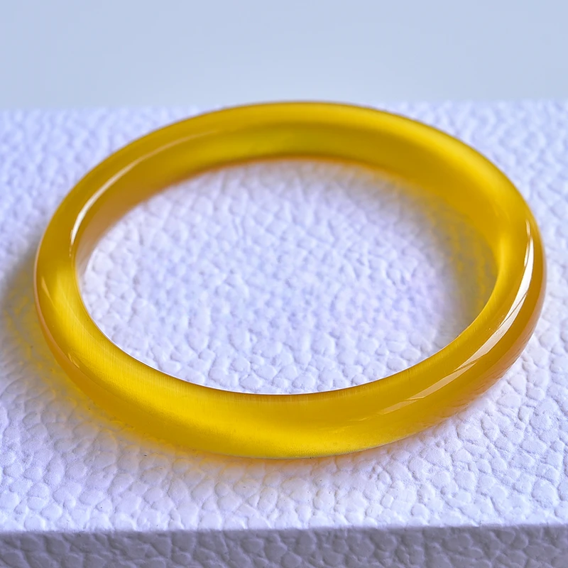 Yellow Opal Bracelet Fashion Ornament Female Cat Eye Effect Significantly Natural New Style