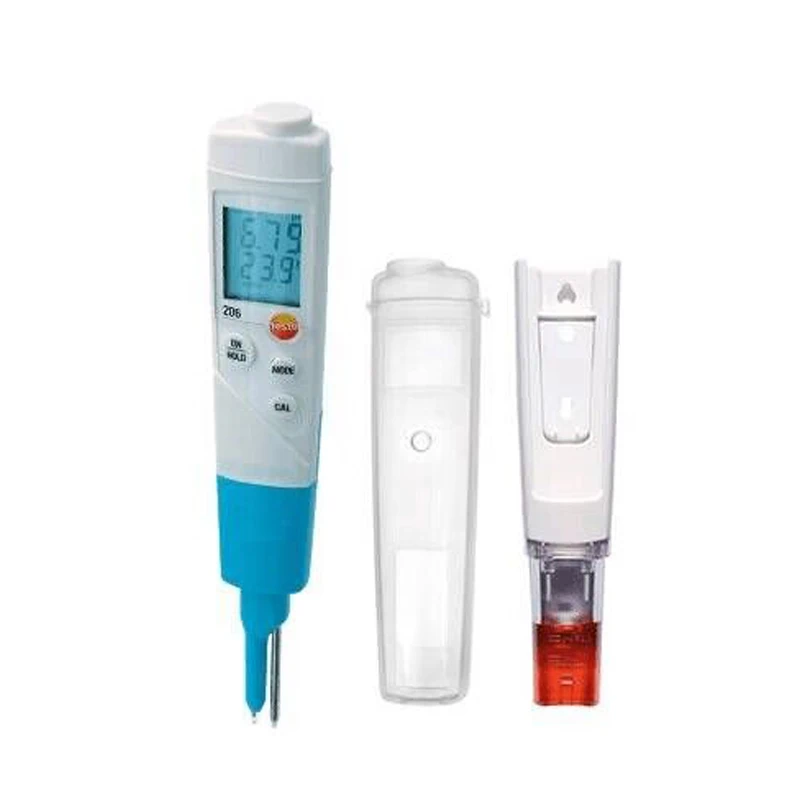 Testo 206-PH2 اختبار مقياس PH أداة التحقيق رئيس للسوائل 0563 2062