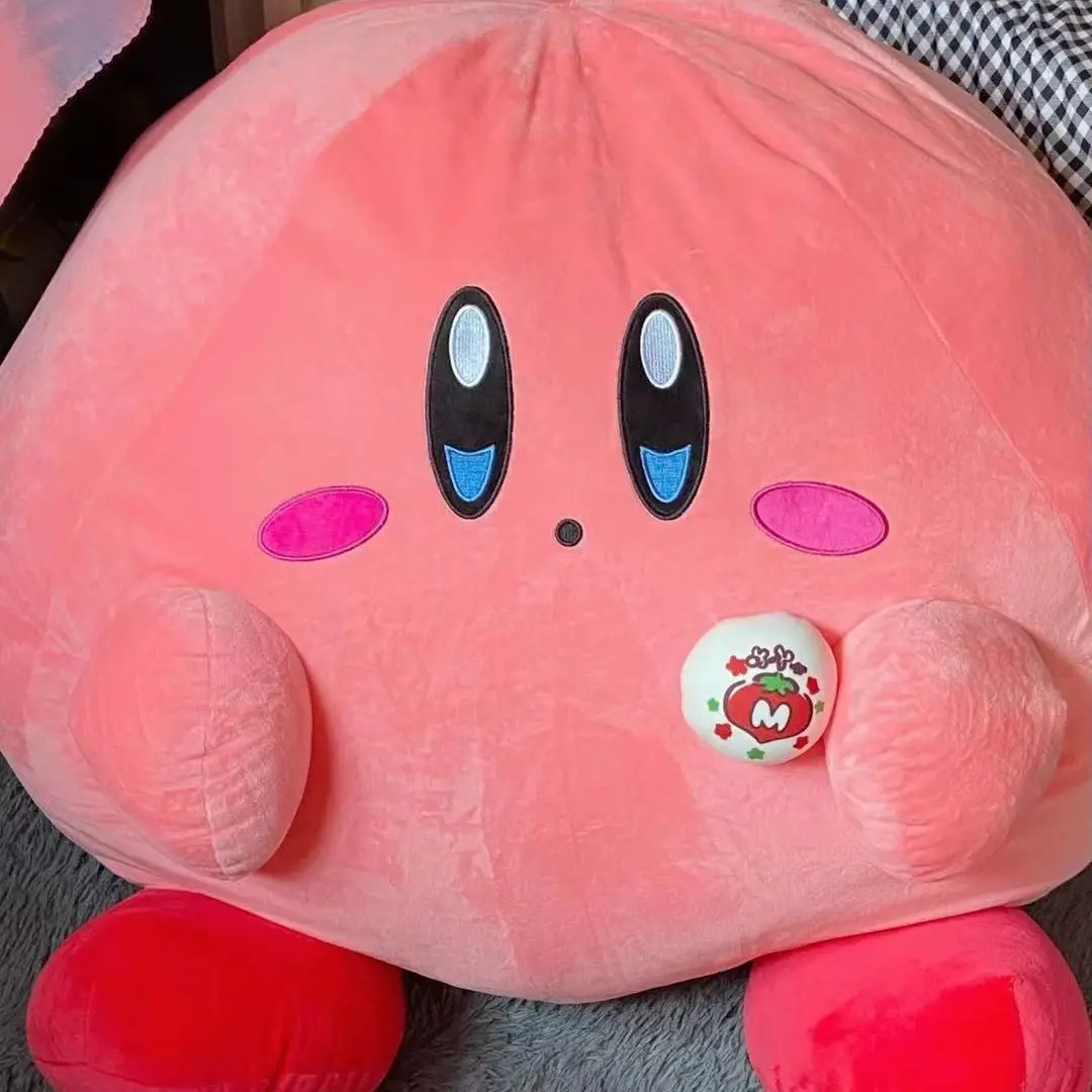 Big Size Anime Kawaii Cute Star Kirby Heart Stuffed Peluche Plush Quality Cartoon Toys Great Christmas Birthday Gift For Kid