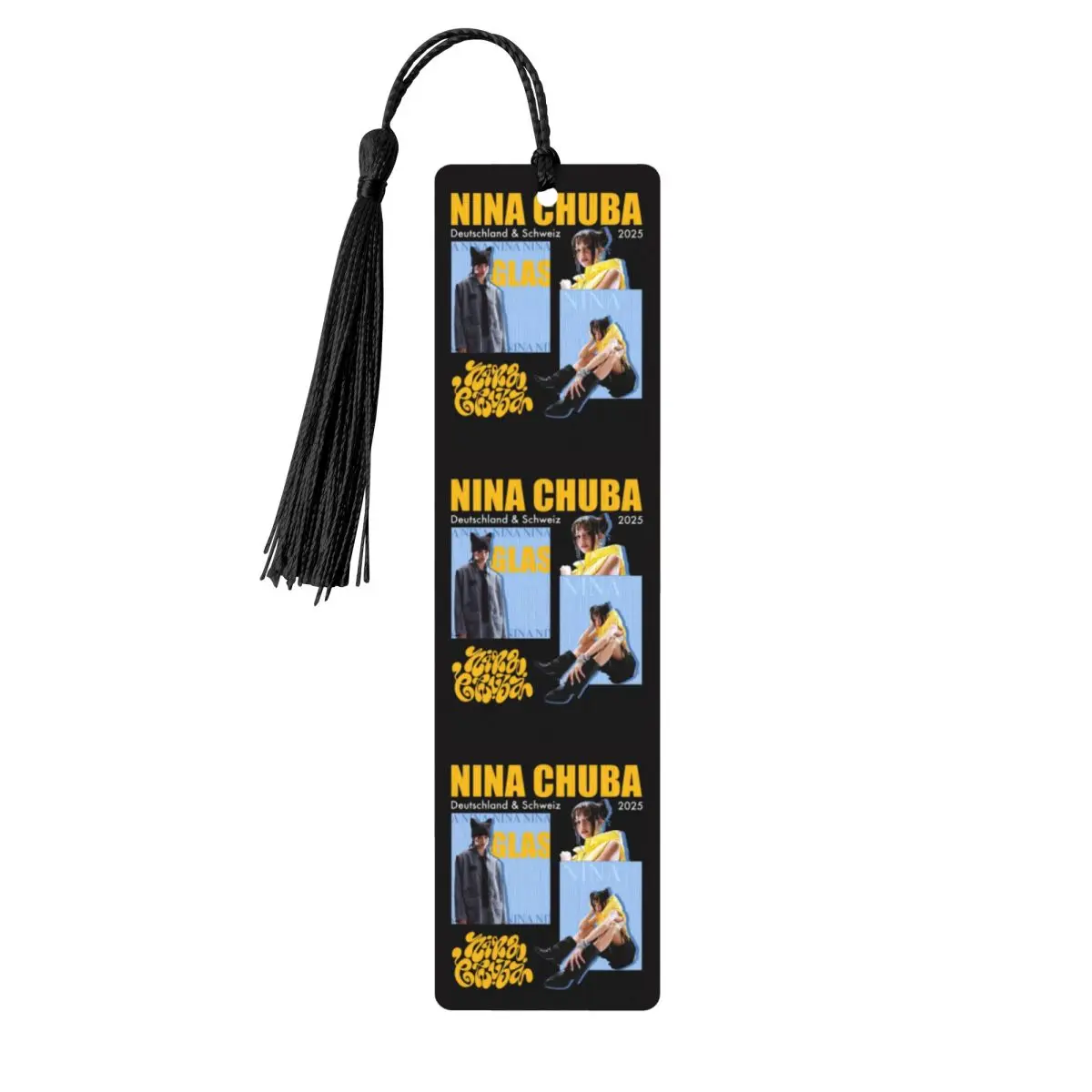 

Ninas Chubas закладки книги канцелярские принадлежности милые модные поп-музыка певица графический аксессуар для чтения подарки для любителей книг