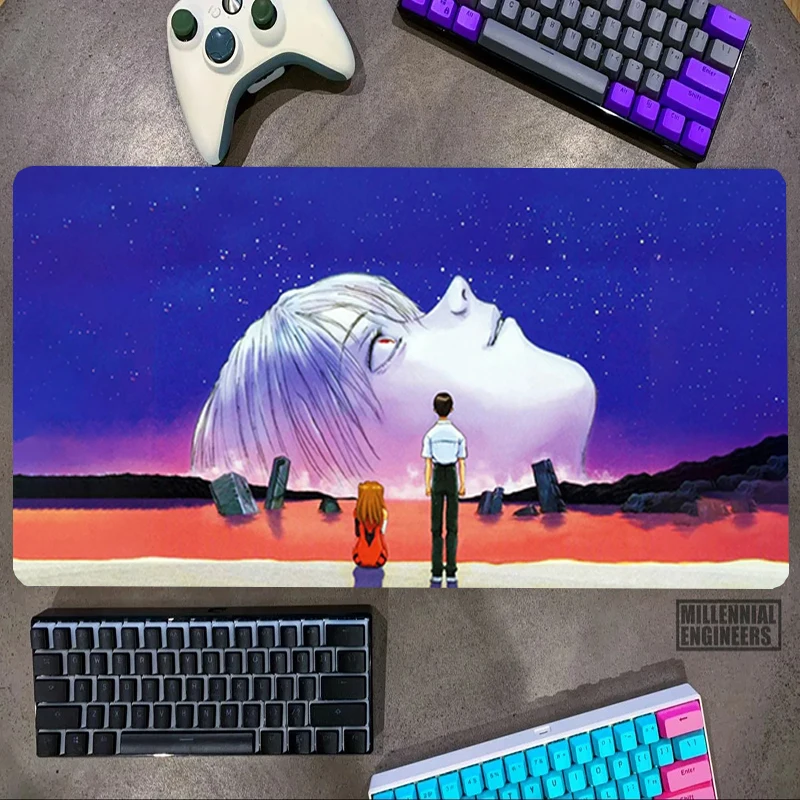 Anime E-Evangelions EVA Mouse Pad Mousepad Gamer Desk Mat Office Accessories Keyboard Gaming Mats Big Mousepepad Extended Large