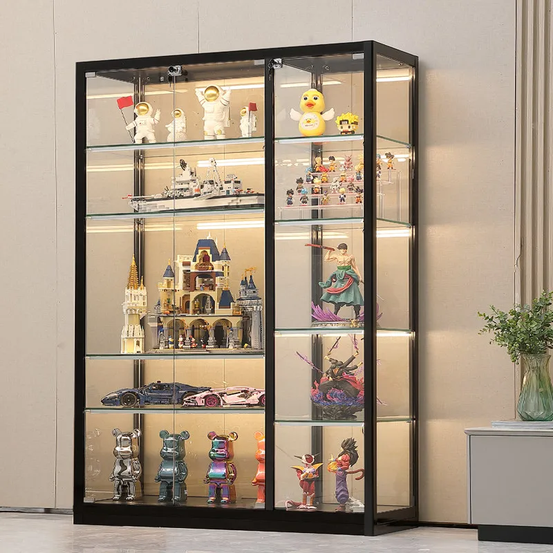 

display case, figure model, gundam toy showcase, car model, helmet, blind box, gift, glass cabinet