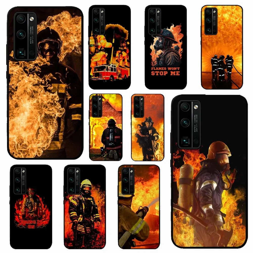 Firefighter Heroes Fireman Phone Case For Huawei Honor 10 Lite 9 20 7A 9X 30 50 60 70 Pro Plus Soft Silicone Cover