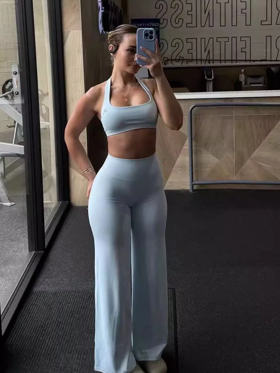 بنطلون رياضي نسائي مستقيم الساق من تي تي وولفز، ناعم 2.0، لليوغا واللياقة البدنية، يرفع المؤخرة، سريع الجفاف، من الصوف، بخصر ... #1