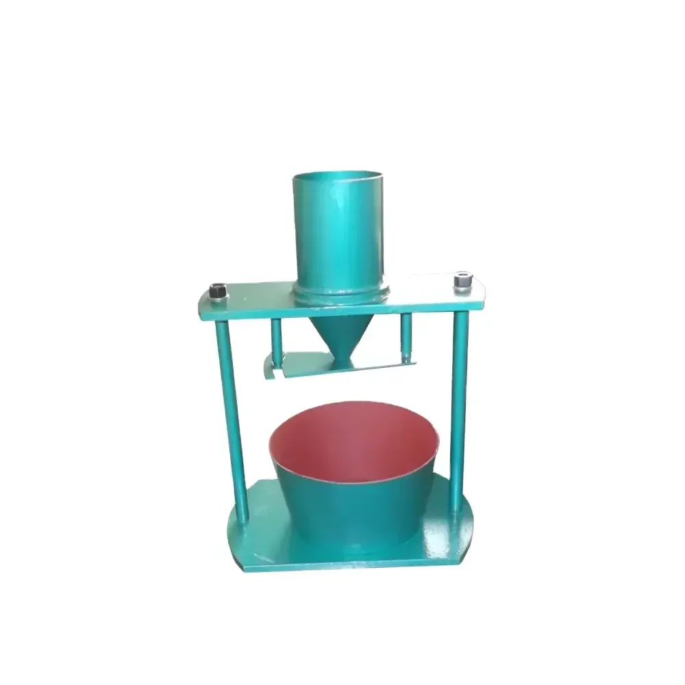 Aggregate or sand  flow tester