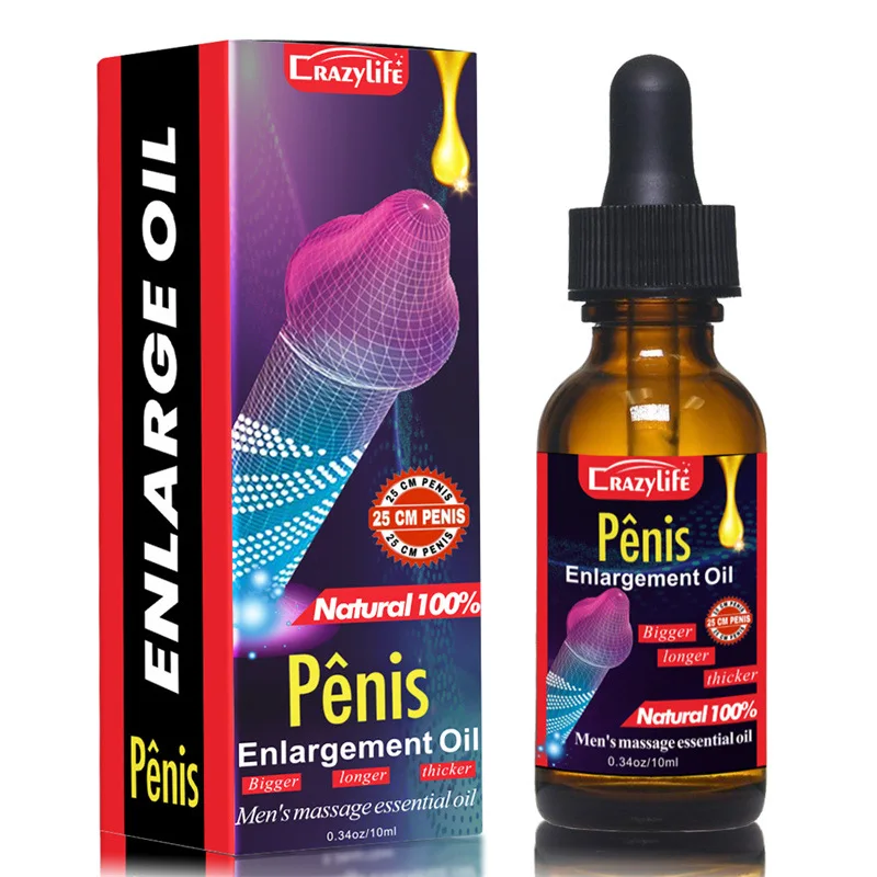 

Penis Permanent Thickening, Growth Enlargement Massage Men's Cock Erection Lubricant Lncrease XXL Plant Extracts Massage Oil