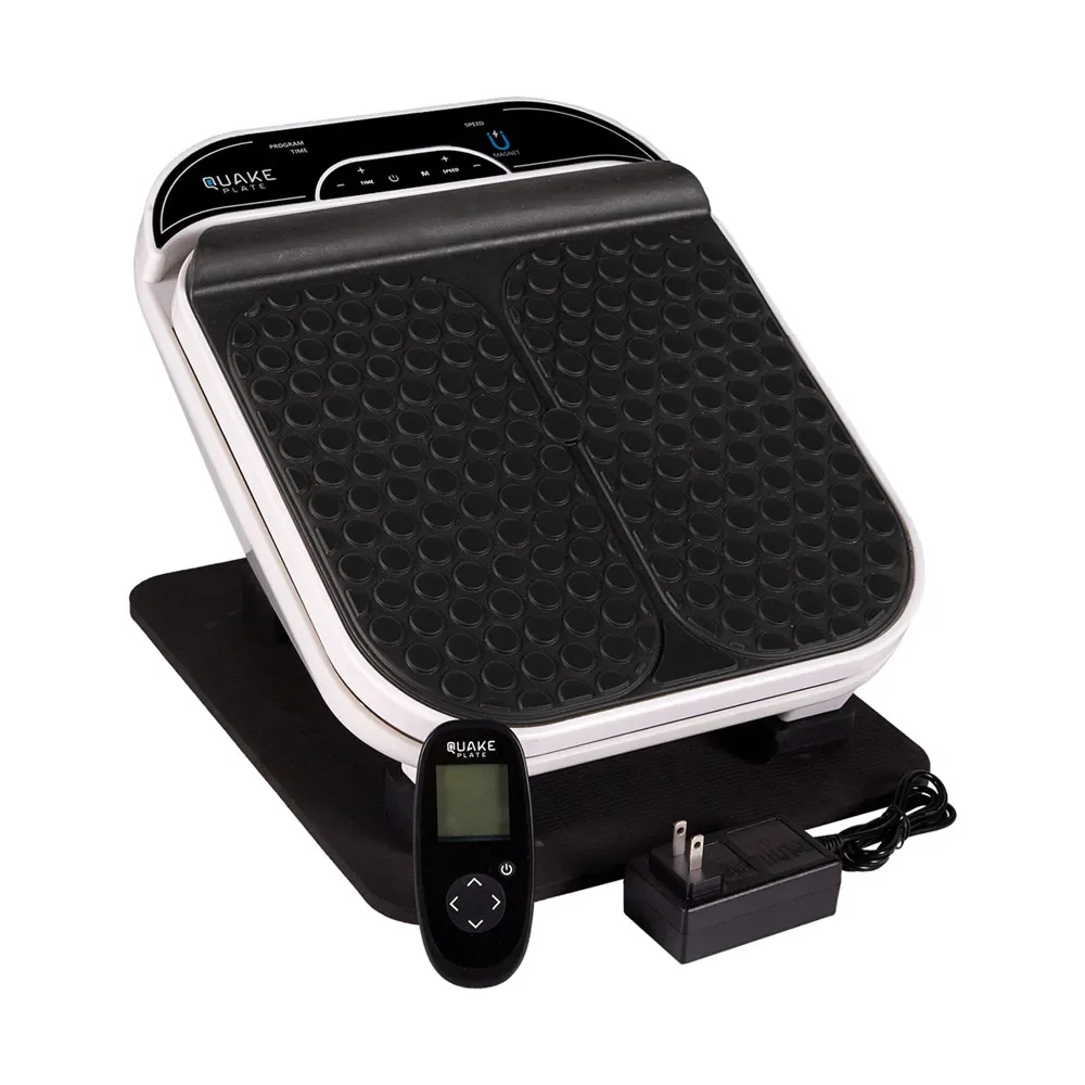 

Quake Plate High RPM Oscillating Foot Muscle Massager Vibration Plate 30 Speed Vibrate with IR Remote