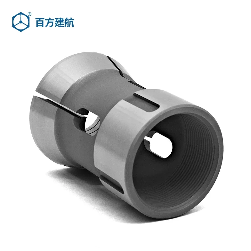 CNC lathe chuck high-precision 36 machine 46 hydraulic spring steel rear pull tube clamp non-standard production