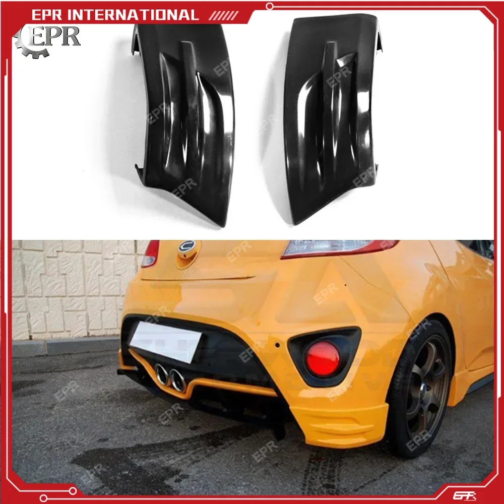 Espata FRP para Hyundai Veloster NEFD estilo fibra de vidrio parachoques trasero Spat (grande) (solo Turbo) Kit de carrocería para pieza de sintonización Veloster