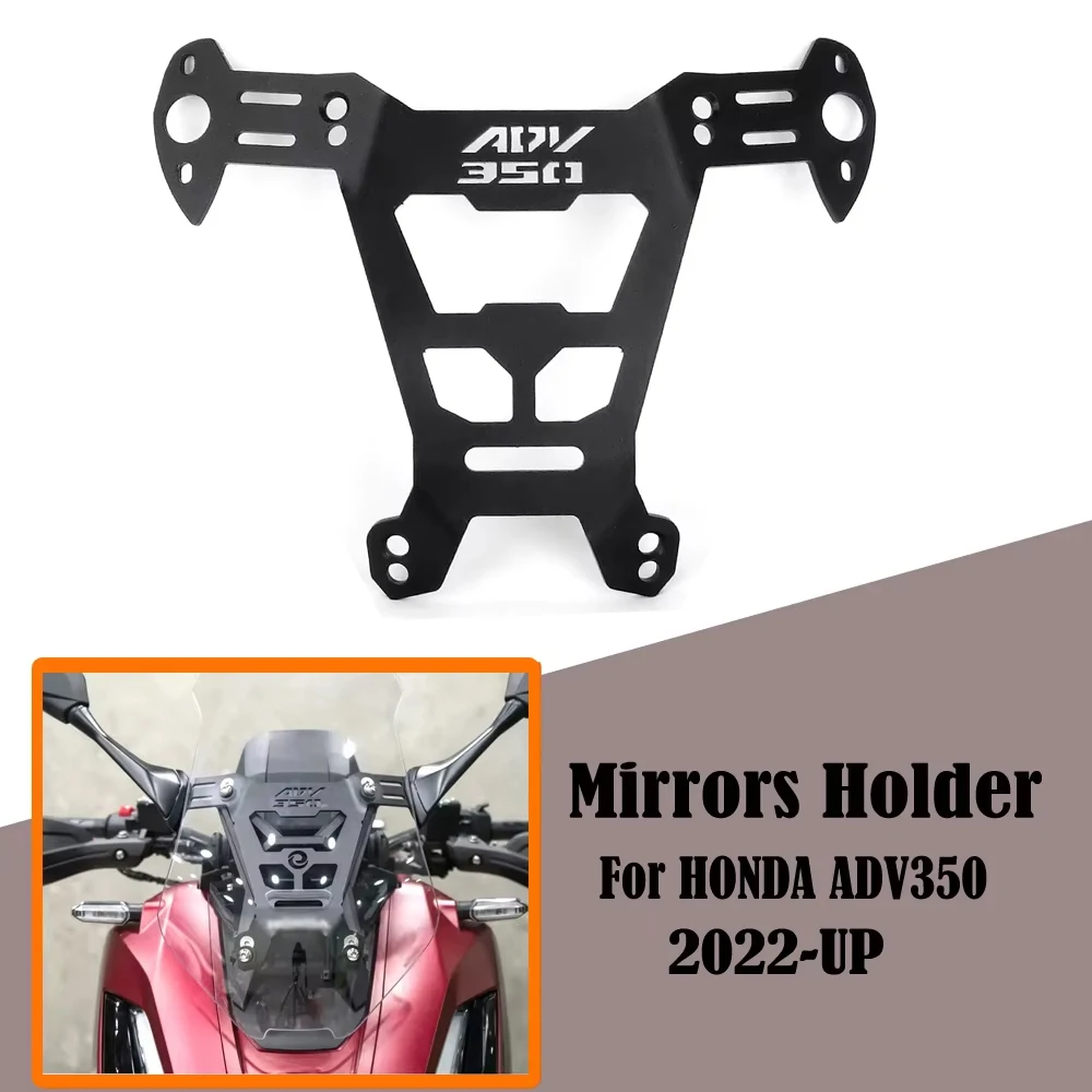 

Motorcycle For HONDA ADV350 ADV 350 2022 2023 Side Mirrors Bracket Kit Windshield Rearview Mirrors Holder Holder Adapter