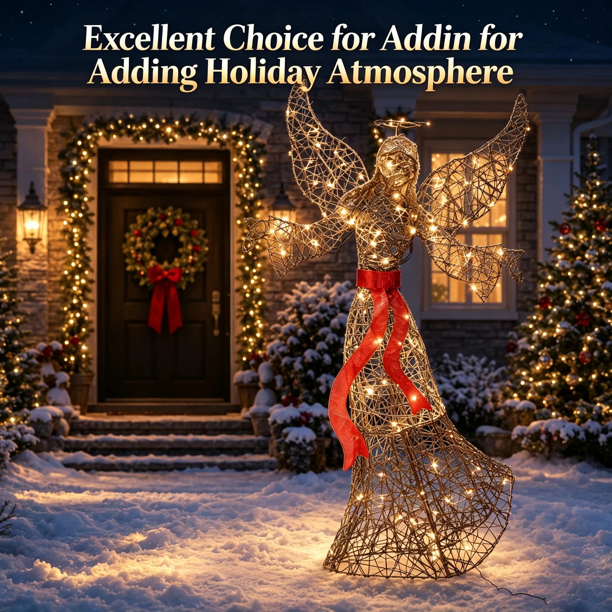 60-Inch Lighted Christmas Angel 3