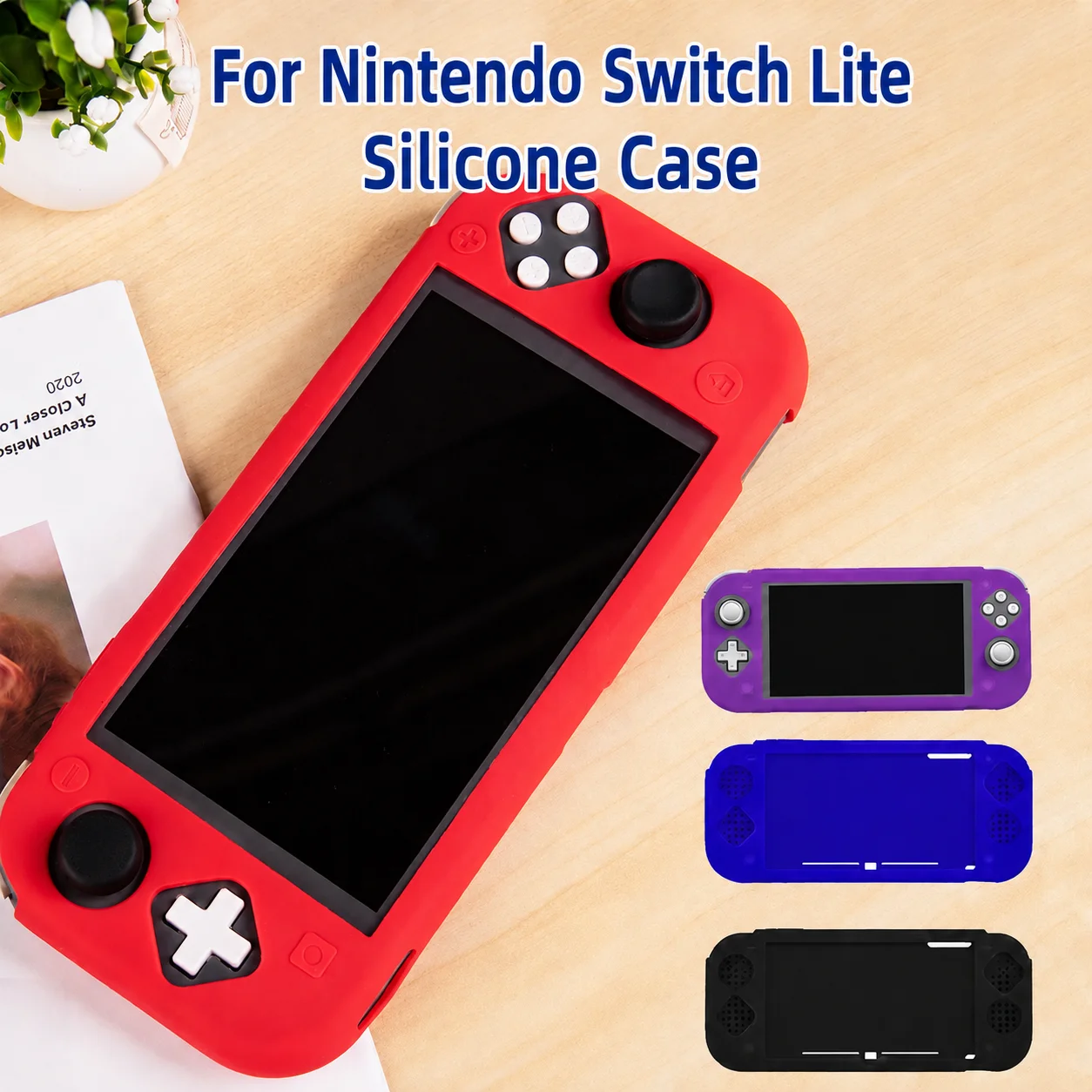 For Nintendo Switch Lite Silicone Case Shockproof TPU Protective Cases Ergonomic Grip Cover For Nintend Switch Lite Accessories