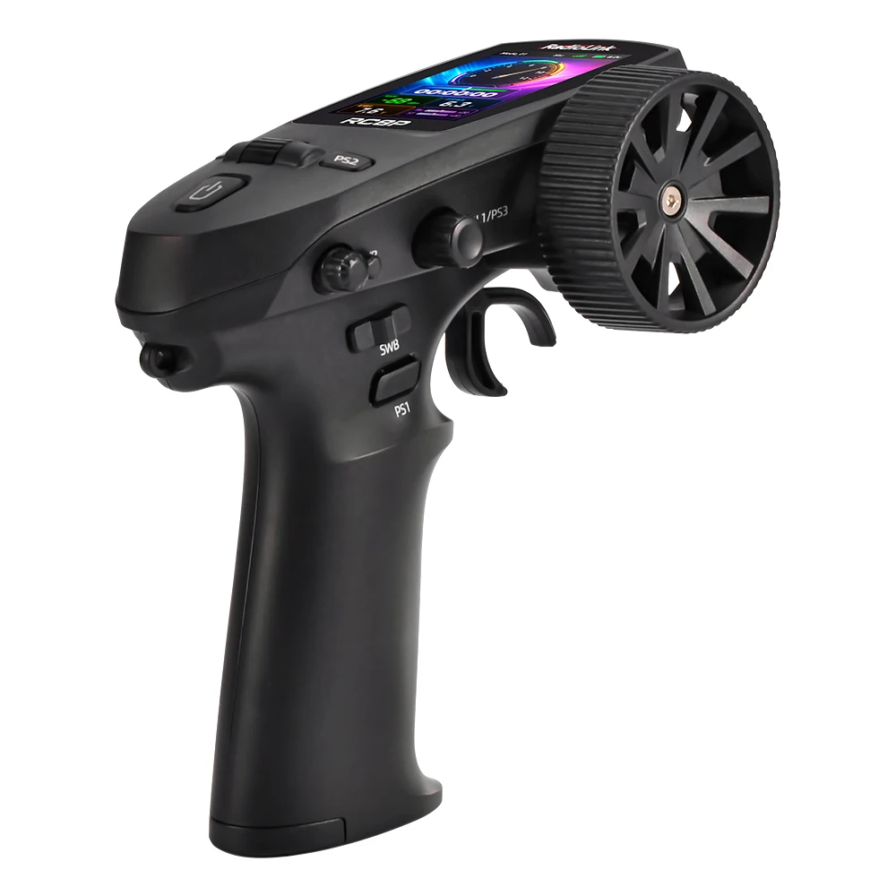 RadioLink RC8P Transmitter 8-Channel Radio Trainer Modes Built-in Simulator Smart Voice with R8FG Gyro Receiver For All RC Cars