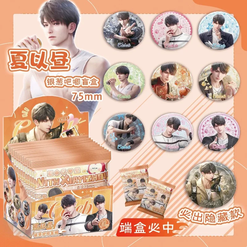 

10 шт./кор., аниме-игра Love and Deepspace Caleb Xia YiZhou, значок для косплея, жесть, брошь, аксессуары, реквизит, подарок на день рождения