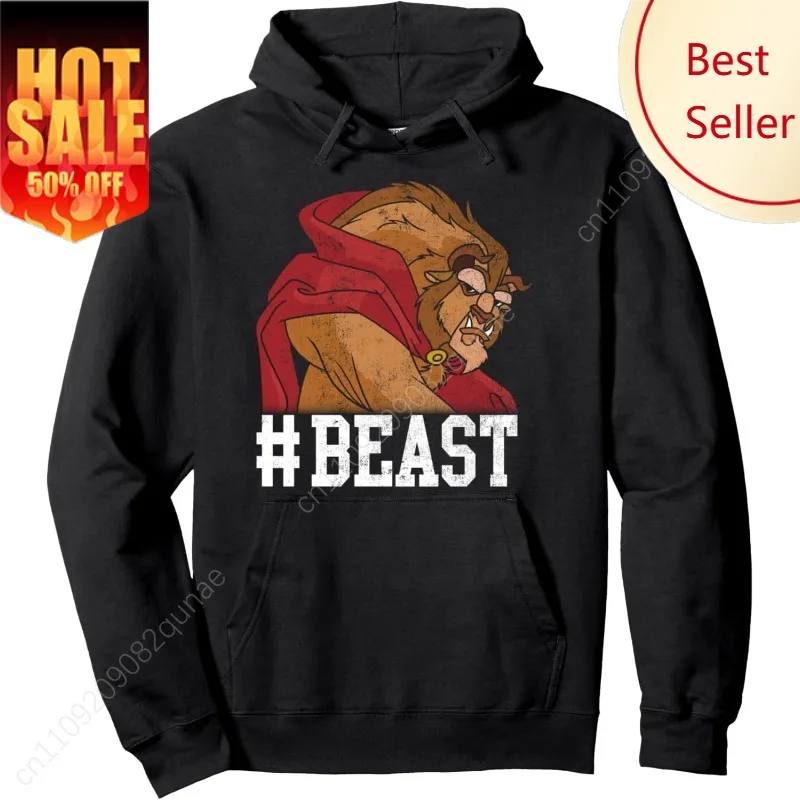 

Disney Beauty & The Beast Hashtag Beast Graphic Hoodie Pullover Hoodie