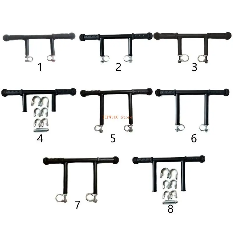 

U50F Baby Carriage Cart Handle Extender Practical Sturdy Double Tube Extension Bar