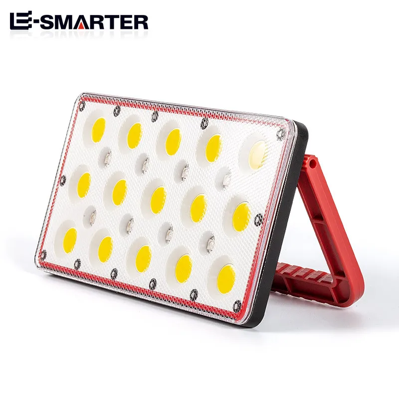 Portable Charging Floodlight LED Working Light Multi-functional Buit-in Battery Emergency Strong Warning Light