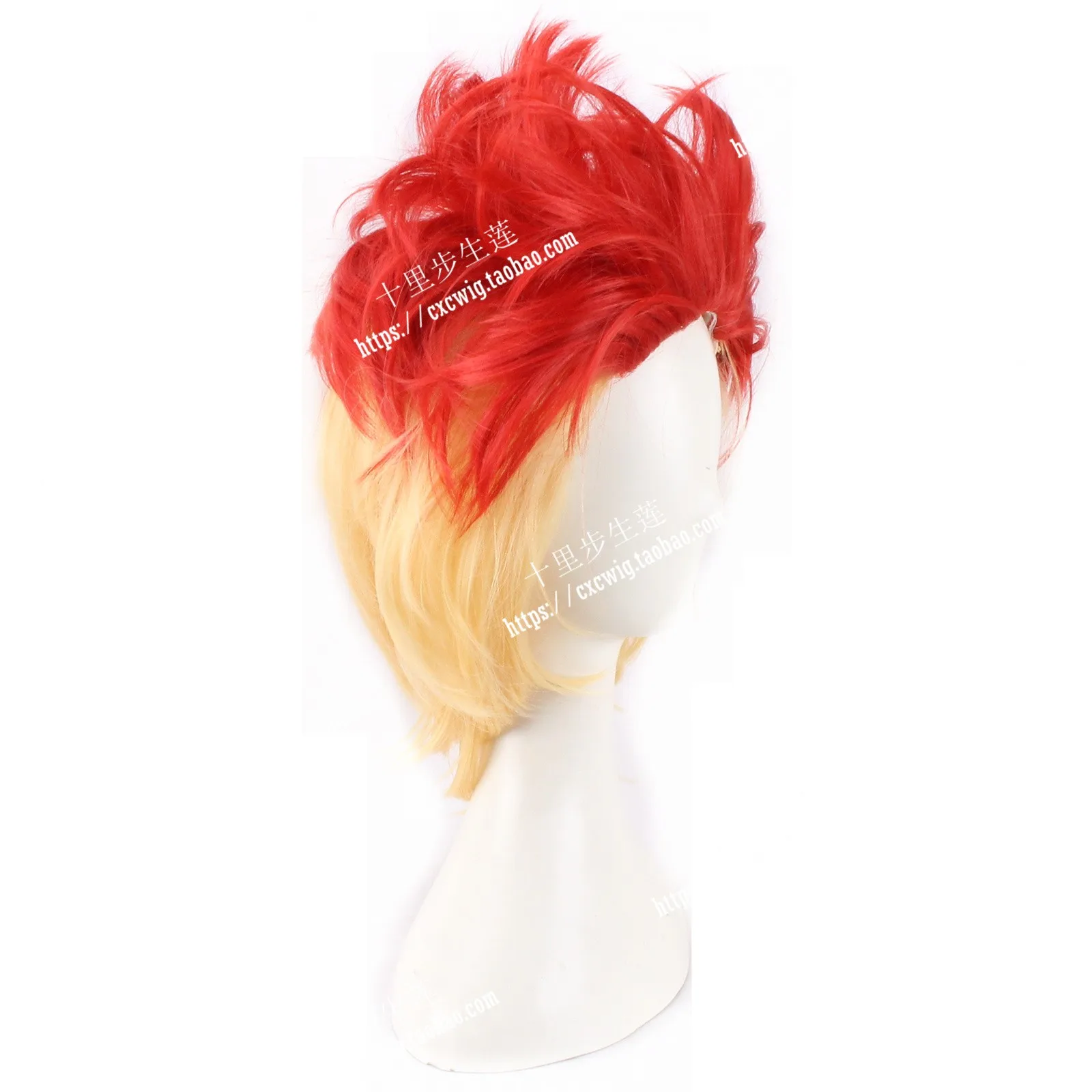 Elemental Anime cosplay Wig Short  Ember Wade Wig Synthetic Hair Halloween Party Costume Wigs + Free Wig Cap