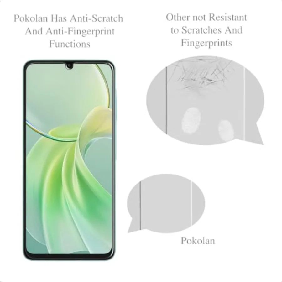 Confezione da 3 pellicole protettive per Samsung Galaxy A06 Pellicola in vetro temperato 9H HD trasparente resistente ai graffi senza bolle per Galaxy A06 Scr