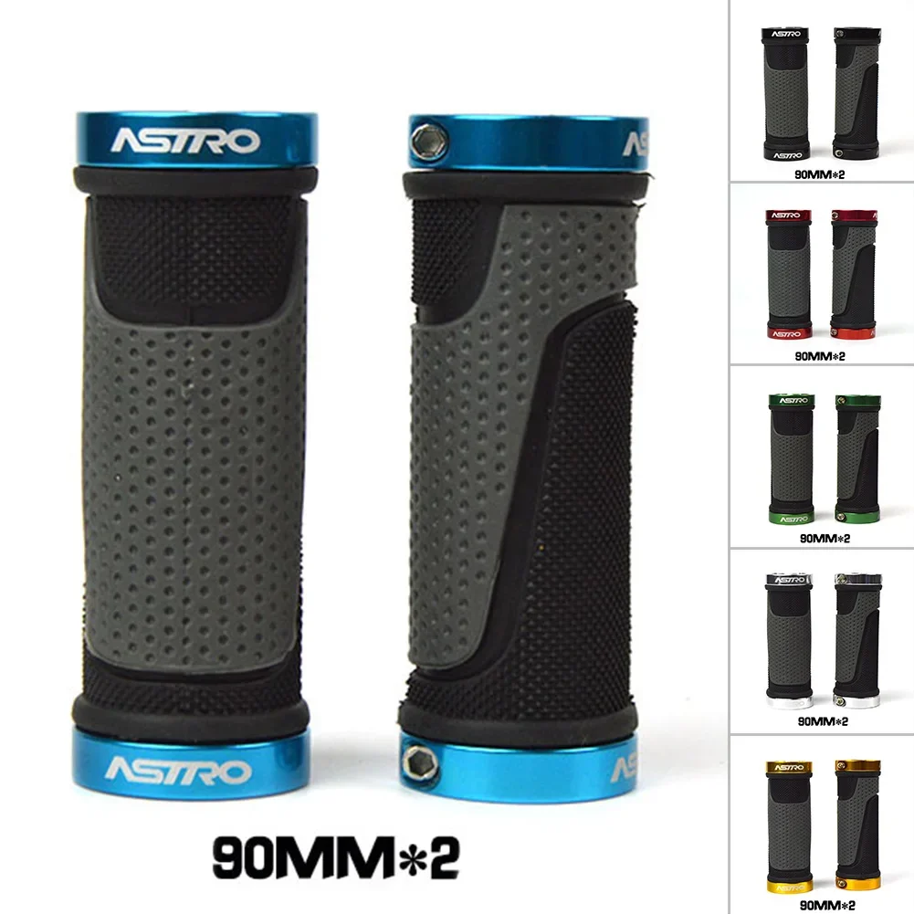 

Ручки для руля 90 мм, аксессуары, ручка высокого качества с замком, MTB, горный велосипед, разноцветные, 1 пара, новинка