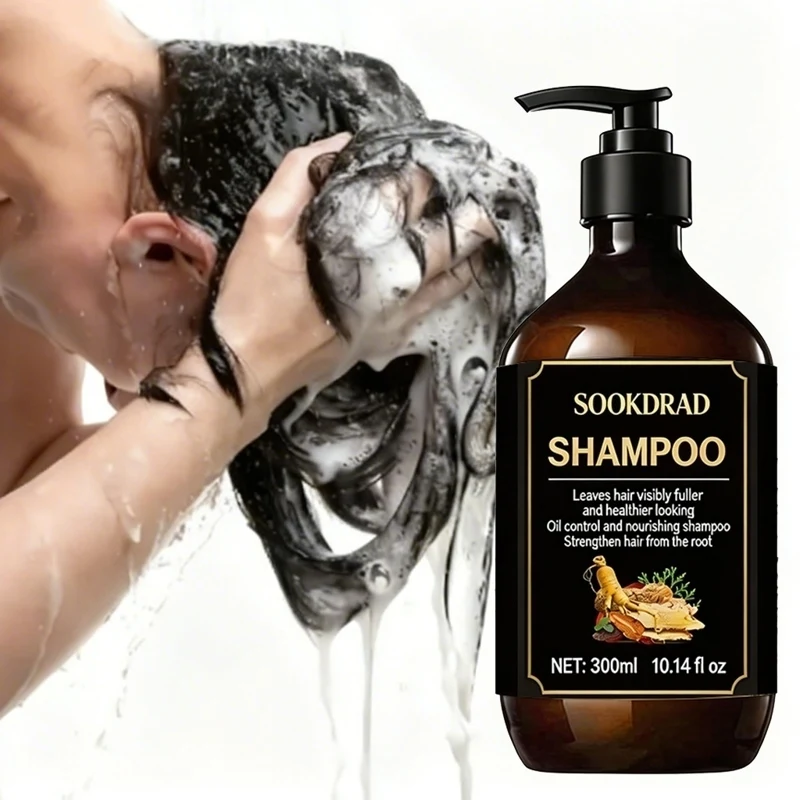 Natural Botanical Extract Shampoo, Nourish Scalp, Healthier Hair, All Hair Types, 300ml Daily Care