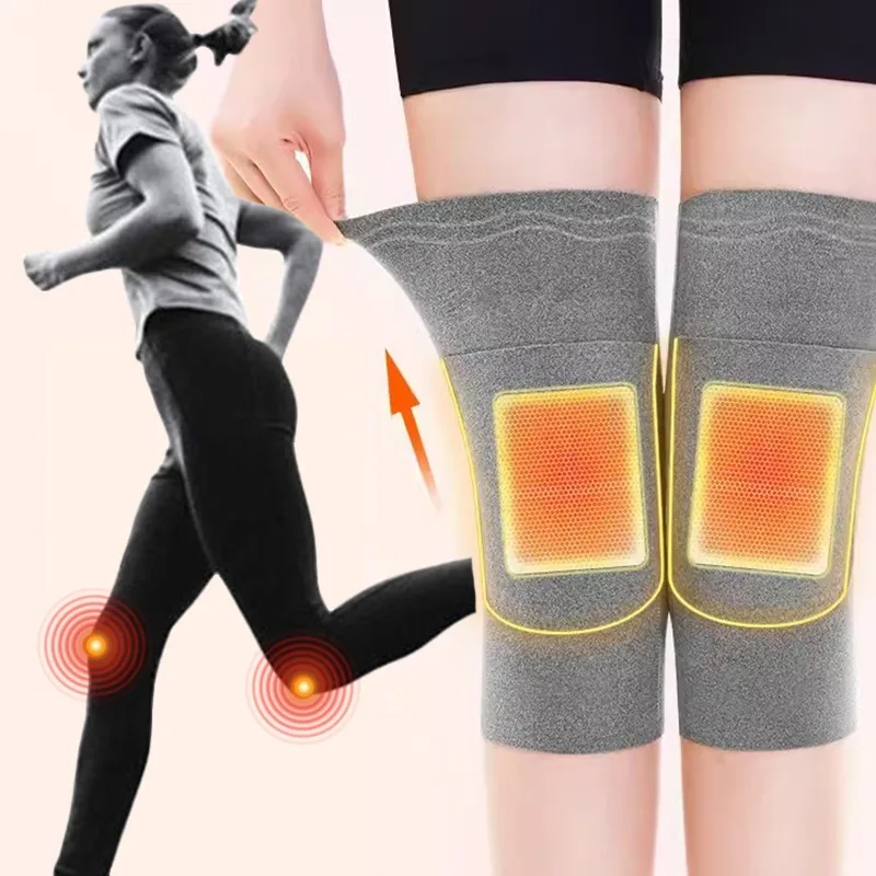 Constant Temperature Pocket Knee Pads Invisible Traceless Super Soft Windproof Knee Joint Protection Warm Knee Sleeve for Women