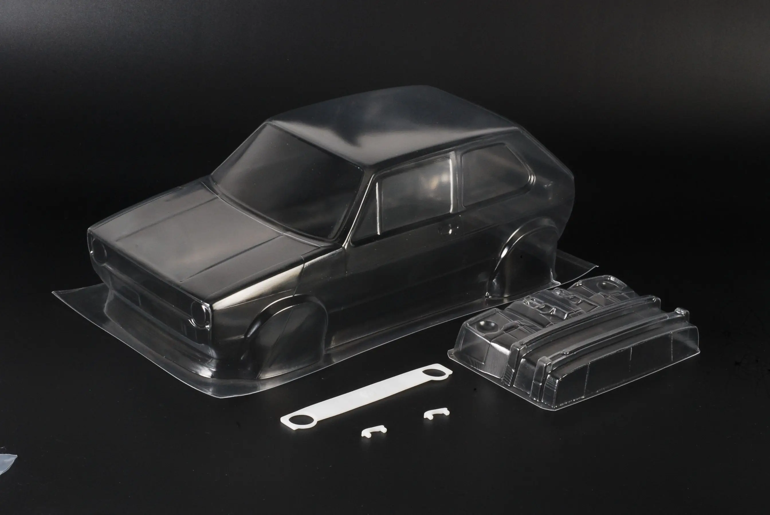 1/10 PC RC shell body Golf MK1 GTI Hatchback 190mm width lampshade Transparent shell body for turing Dirft mst yokomo hpi hsp