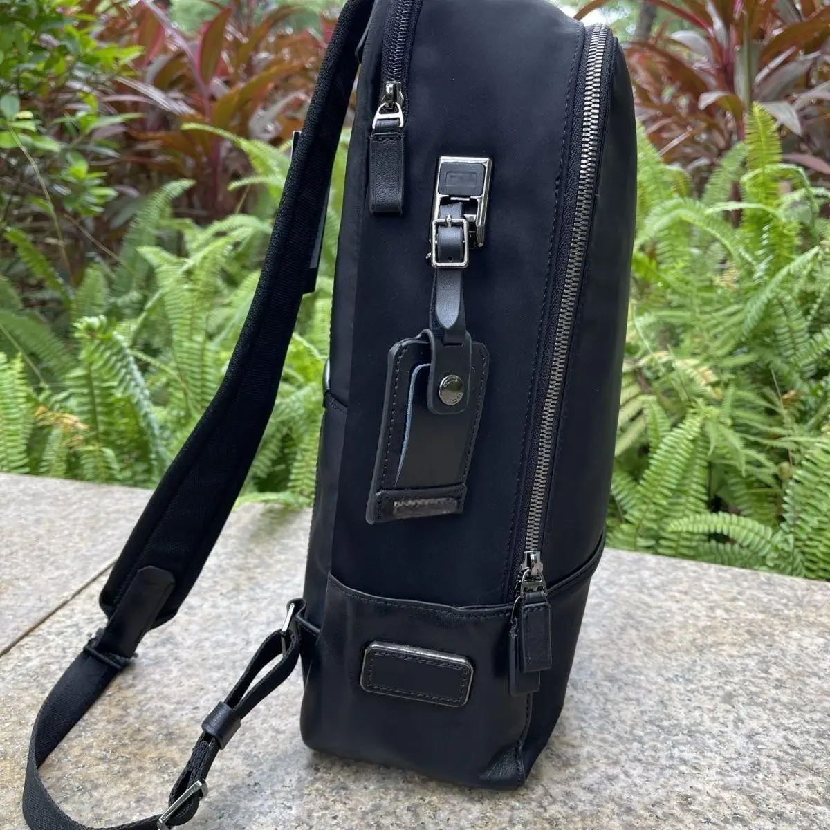 Business Backpack for Men, Water-Resistant Nylon Laptop Bag for Commuting and Travel Use