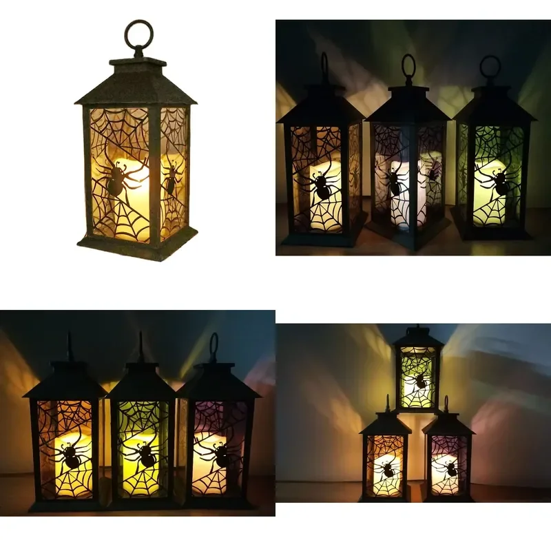 for  Halloween Classic Moroccan Candlestick Lantern Plastic Candle Holder Lantern and Candle Jar
