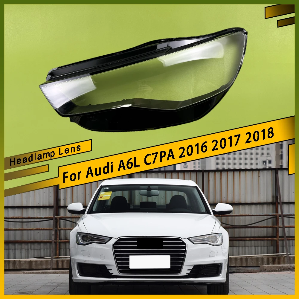 

Car Headlamp Lens Cover Headlight Glass Lens Lamp Transparent Shade Shell Car Accessories For Audi A6L C7PA 2016 2017 2018