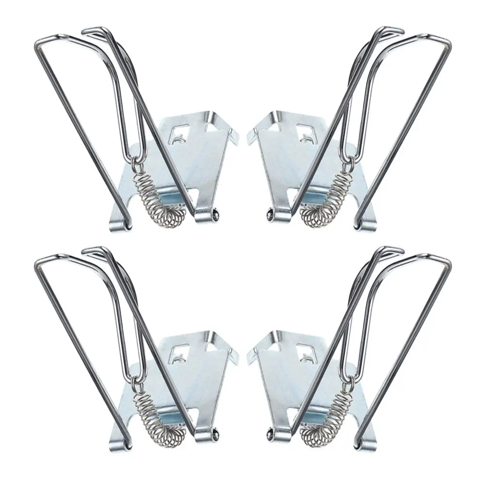 4 Pezzi Clip per Contanti in Metallo, Organizzatore Universale per Cassetto Registratore di Cassa, Porta Banconote Sostitutivo, Inserto per Cassetta Portamonete