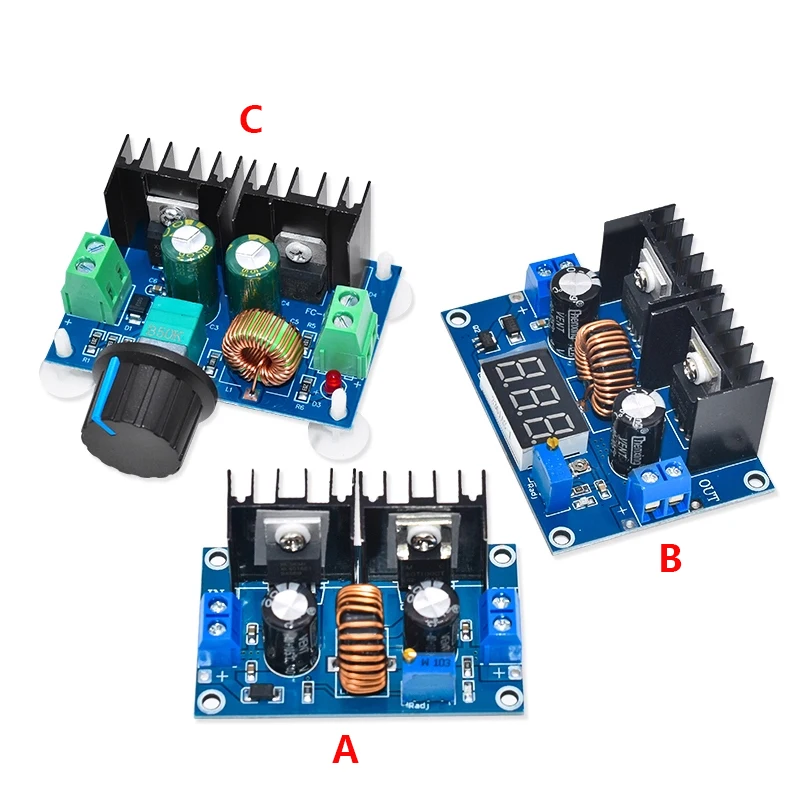 

XL4016E1 DC Voltage Reduction Module Output Adjustable 8A With Voltage Regulator DC-DC High Power Regulator With Digital Display