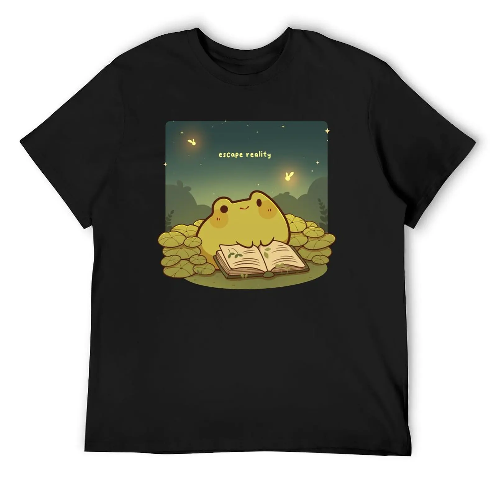

Escape reality frog T-Shirt tshirts personalised graphic tee shirt blue lock boys animal print mens tall t shirts