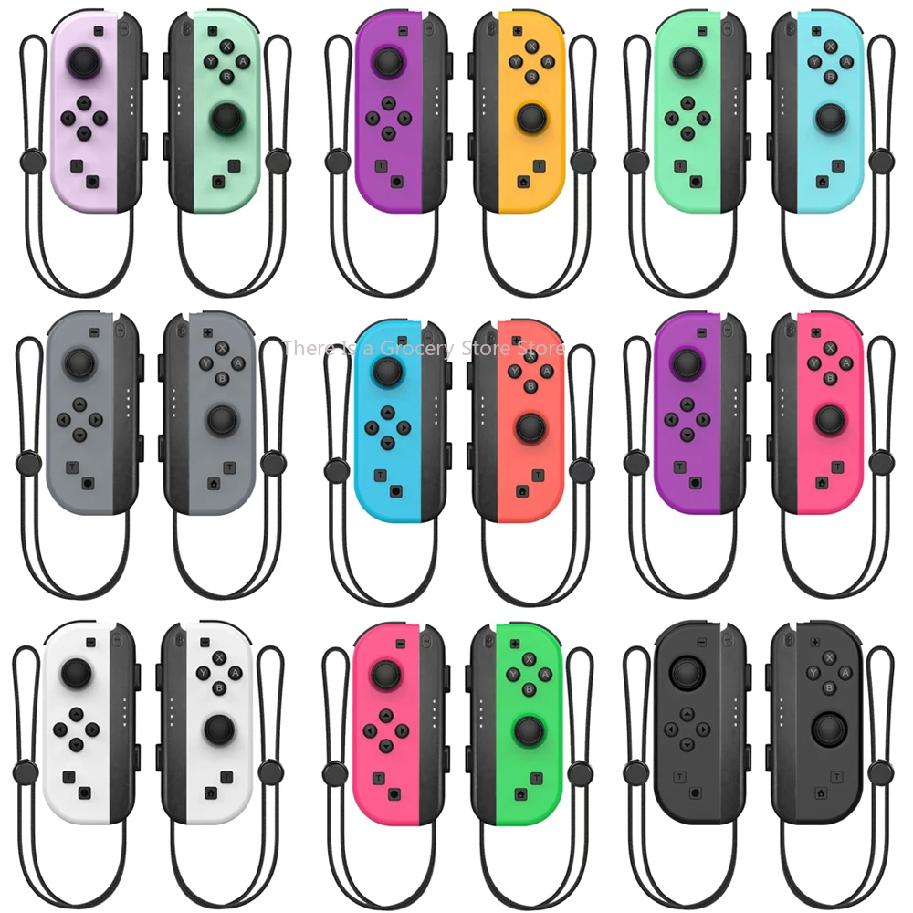 Contrôleur Joy pad pour Nintendo Switch, plusieurs couleurs, manette de jeu sans fil, double Vibration, contrôleurs de commutation Joycons
