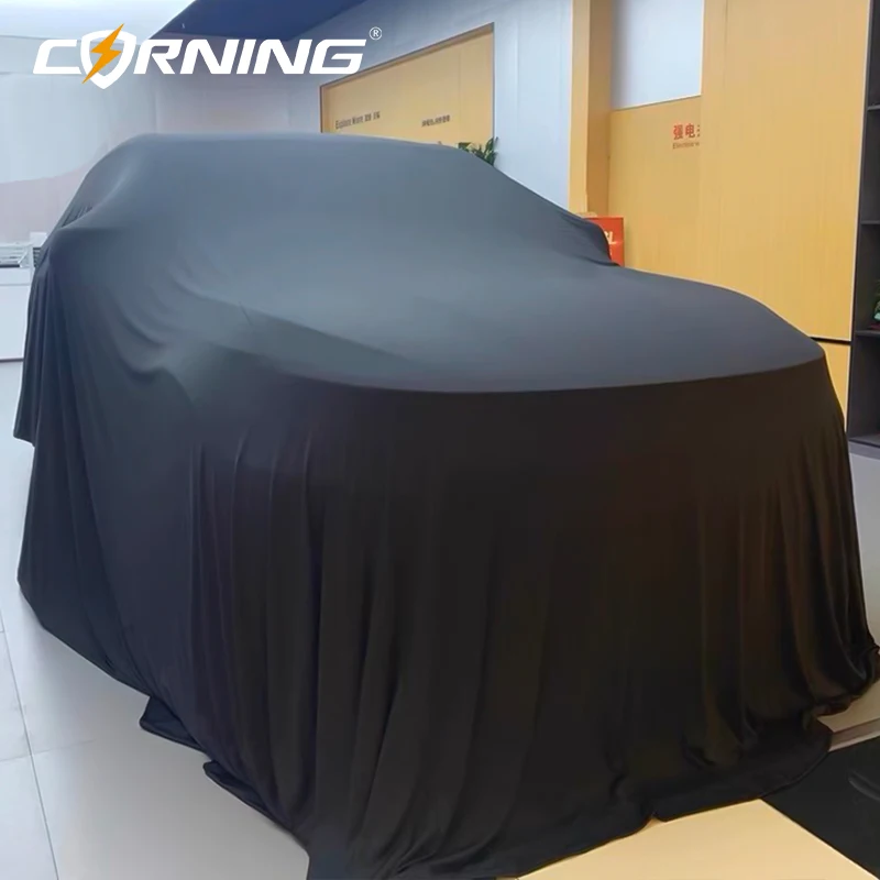 

Automobile 4S Special Unveiling Cloth Full External Car Cover For Vehicles Auto Outdoor Accessories Dustproof Sunshades Exterior